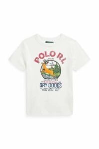 Dětské tričko Polo Ralph Lauren béžová