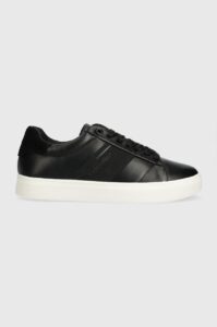 Kožené sneakers boty Calvin Klein CUPSOLE LACE UP