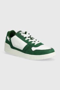 Kožené sneakers boty Lacoste T-Clip Contrasted