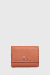 Peněženka Calvin Klein oranžová