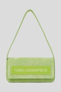 Semišová kabelka Karl Lagerfeld ICON K MD