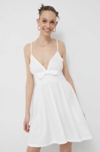 Šaty Roxy bílá barva