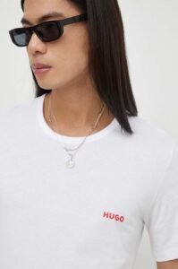 Bavlněné tričko HUGO 3-pack