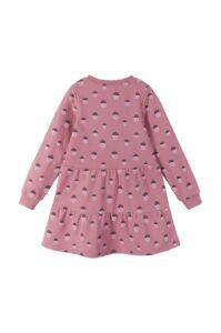 Dětské bavlněné šaty Reima růžová