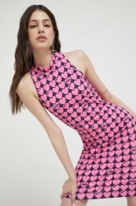 Šaty Love Moschino růžová