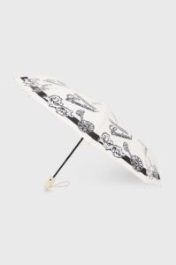 Deštník Moschino béžová barva