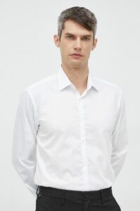 Košile Karl Lagerfeld bílá barva