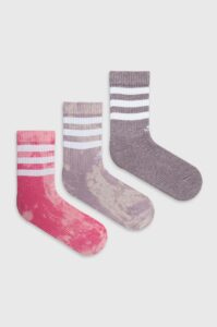 Ponožky adidas 3-pack růžová