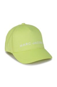 Dětská bavlněná čepice Marc Jacobs žlutá