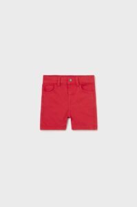 Dětské bavlněné šortky Mayoral červená