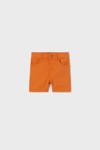 Dětské bavlněné šortky Mayoral oranžová