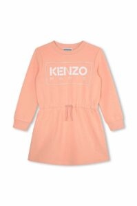 Dívčí šaty Kenzo Kids růžová