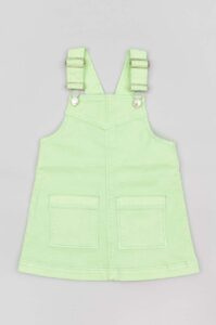 Dívčí šaty zippy zelená
