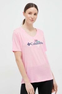 Tričko Columbia růžová