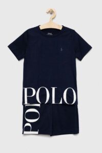 Dětské pyžamo Polo Ralph Lauren tmavomodrá