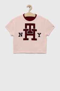 Oboustranné bavlněné tričko Tommy Hilfiger