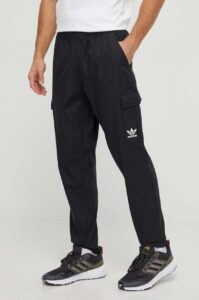Bavlněné kalhoty adidas Originals černá barva