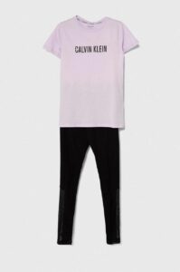 Dětské bavlněné pyžamo Calvin Klein Underwear