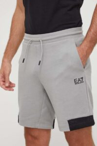 Bavlněné šortky EA7 Emporio Armani