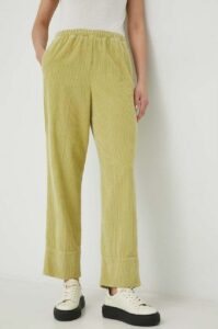 Manšestrové kalhoty American Vintage zelená
