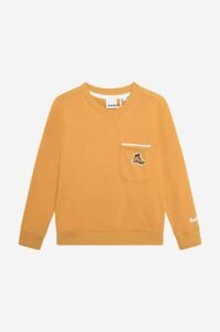 Dětská mikina Timberland Sweatshirt oranžová