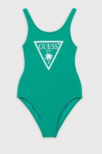 Dětské plavky Guess zelená