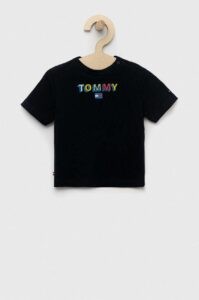 Kojenecké tričko Tommy Hilfiger tmavomodrá