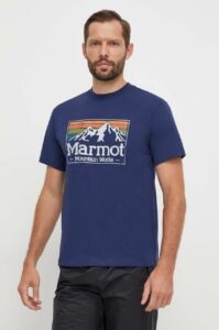 Sportovní tričko Marmot MMW Gradient tmavomodrá