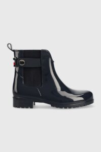 Holínky Tommy Hilfiger Ankle Rainboot With Metal