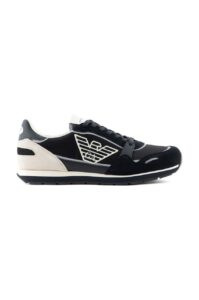 Sneakers boty Emporio Armani černá barva