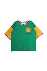 Dětské tričko Mini Rodini Basket zelená