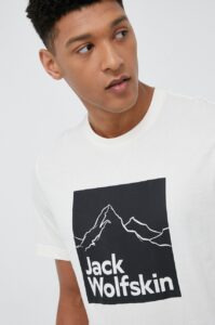 Bavlněné tričko Jack Wolfskin