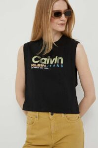 Bavlněný top Calvin Klein Jeans