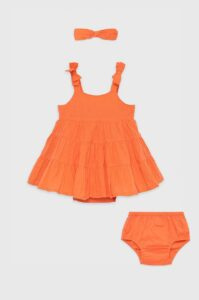 Dívčí šaty GAP oranžová