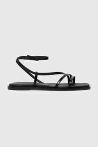 Kožené sandály Calvin Klein SQUARED SANDAL