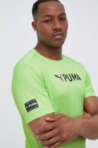Tréninkové tričko Puma Fit zelená