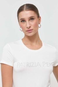 Tričko Patrizia Pepe bílá