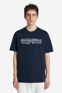 Bavlněné tričko Wood Wood Bobby Shatter Logo T-shirt
