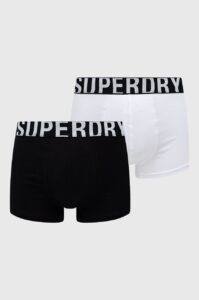 Boxerky Superdry (2-pack) bílá