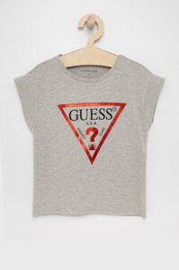 Dětské tričko Guess šedá