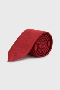 Hedvábná kravata HUGO červená