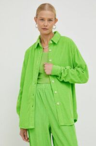 Košile American Vintage zelená barva