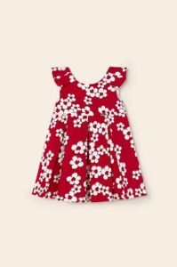 Dívčí šaty Mayoral červená
