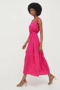 Šaty Answear Lab růžová