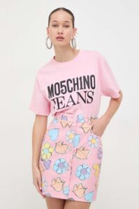 Bavlněné tričko Moschino Jeans