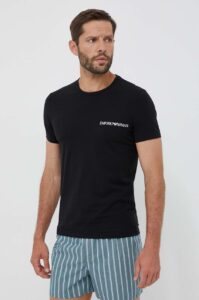 Tričko Emporio Armani Underwear 2-pack černá