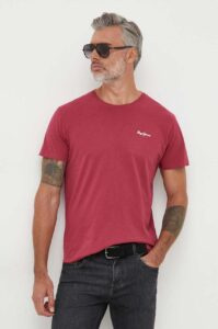 Bavlněné tričko Pepe Jeans Wiltshire růžová