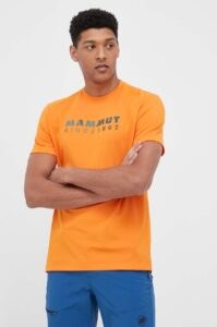 Sportovní tričko Mammut Trovat Logo oranžová