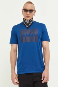 Bavlněné tričko HUGO s