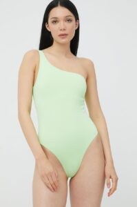 Jednodílné plavky Only zelená barva